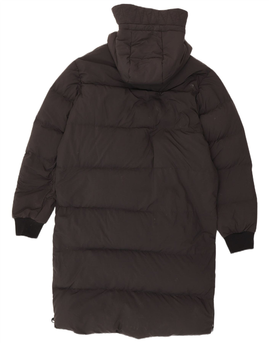 Adidas Mens Hooded Padded Coat UK 38 Medium Grey Polyamide