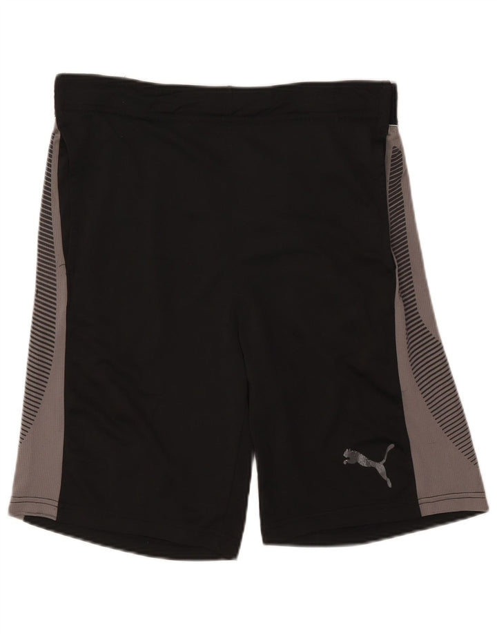 PUMA Mens Graphic Sport Shorts Medium Black Colourblock
