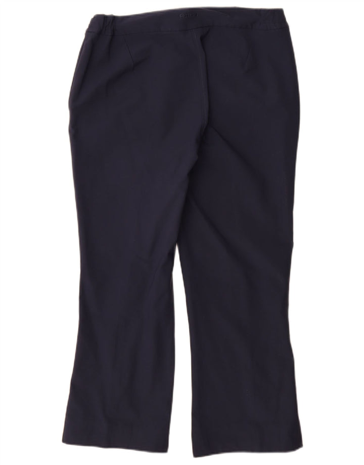 Rohan Womens Bootcut Casual Trousers UK 12 Medium W30 L26 Navy Blue