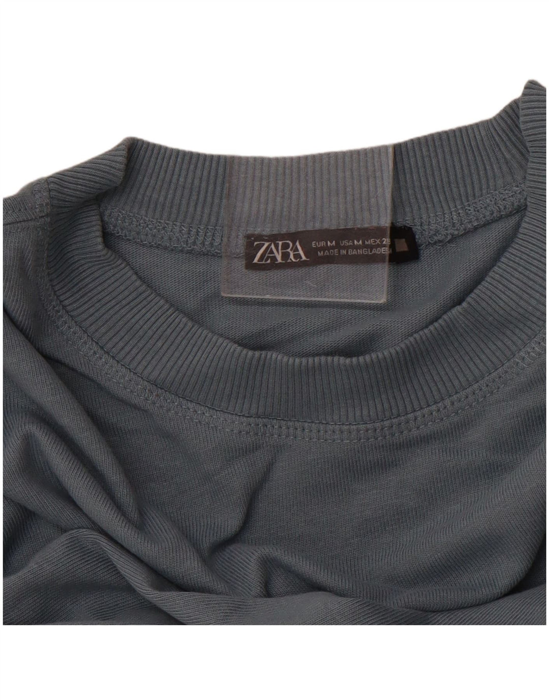 ZARA Womens Sweatshirt Jumper UK 14 Medium Grey