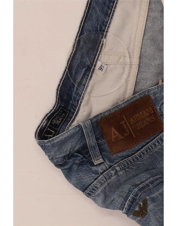 Armani Mens Straight Jeans W33 L31 Blue