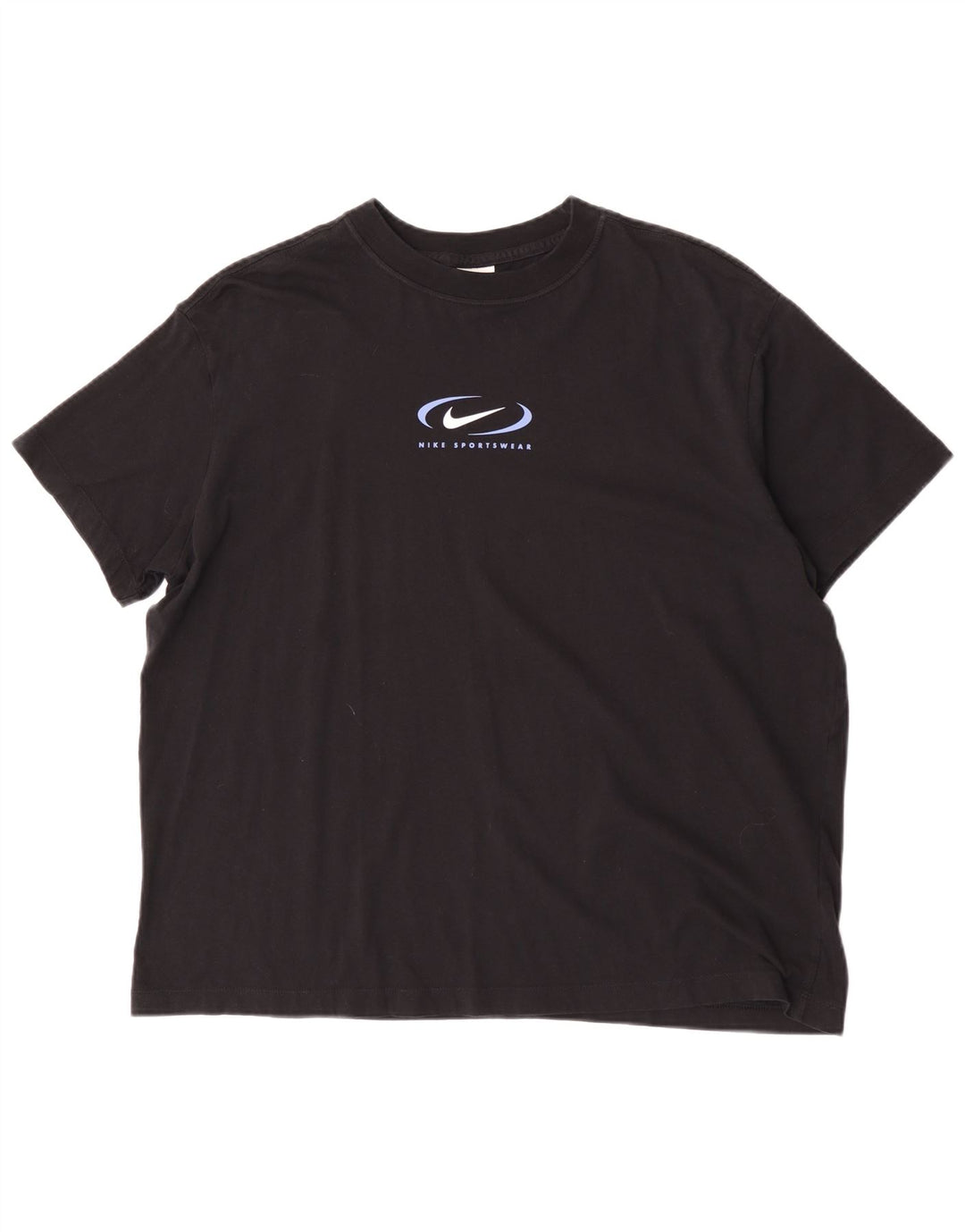 Nike Mens Graphic T-Shirt Top Large Black Cotton