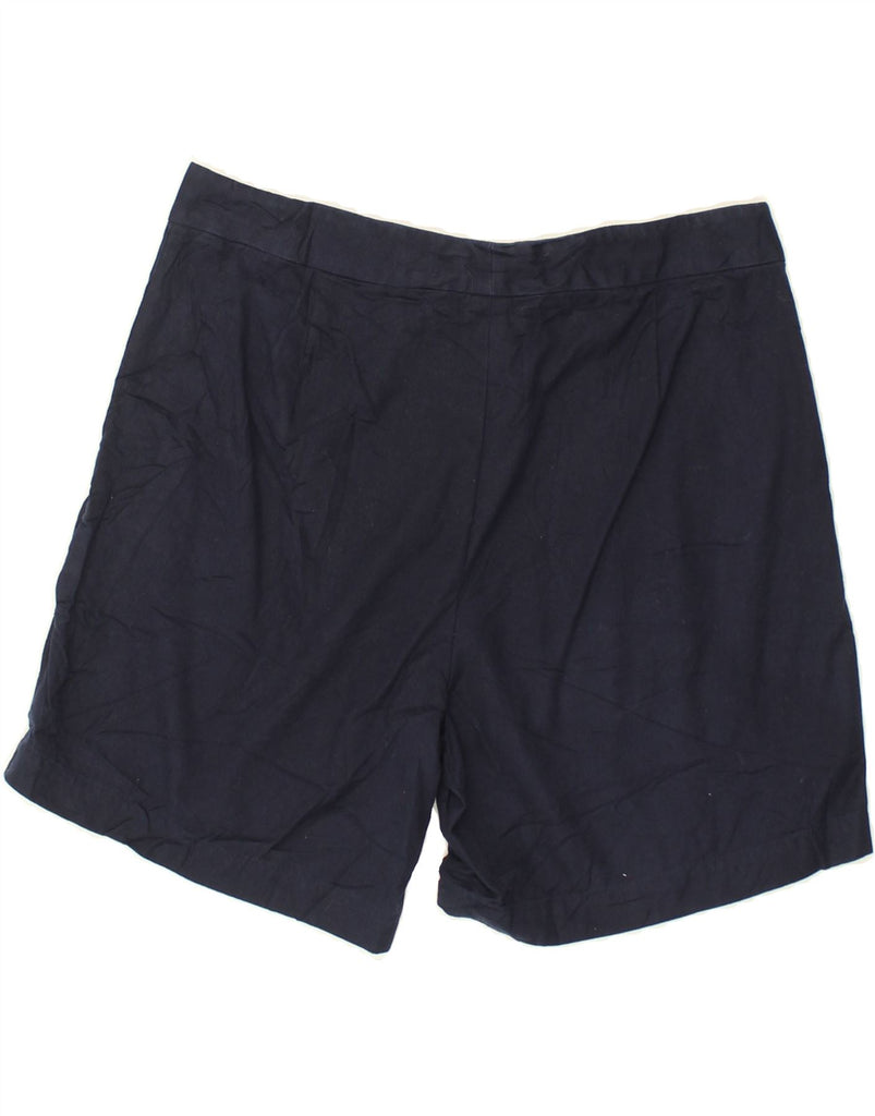 RALPH LAUREN Womens Chino Shorts US 6 Medium W30 Navy Blue Cotton | Vintage Ralph Lauren | Thrift | Second-Hand Ralph Lauren | Used Clothing | Messina Hembry 