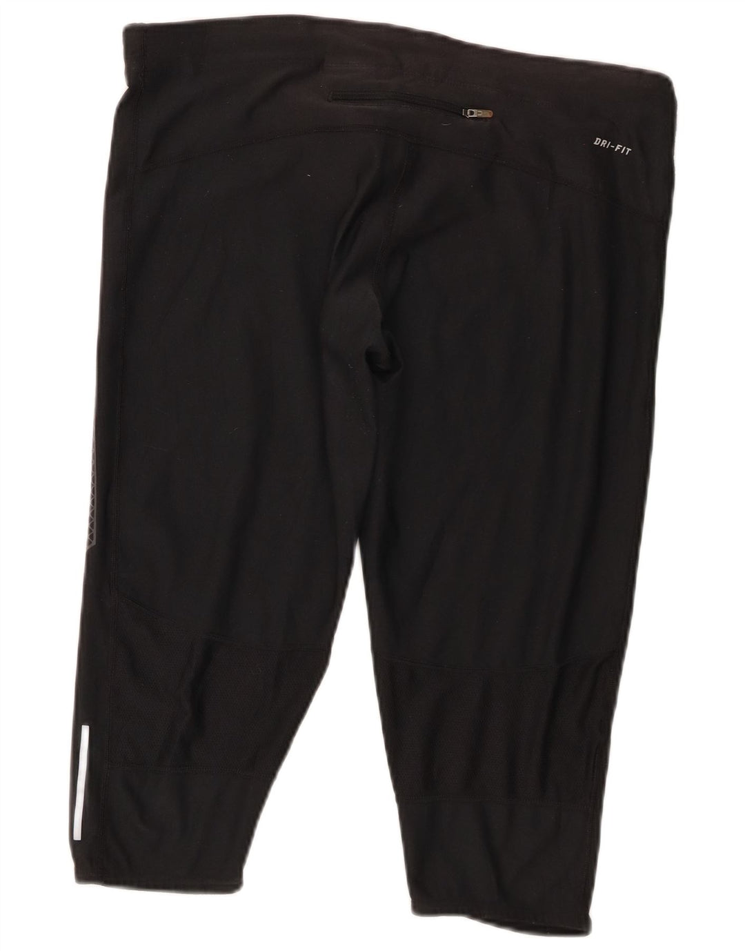 Nike Womens Dri Fit Capri Leggings XL Black Polyester Sports