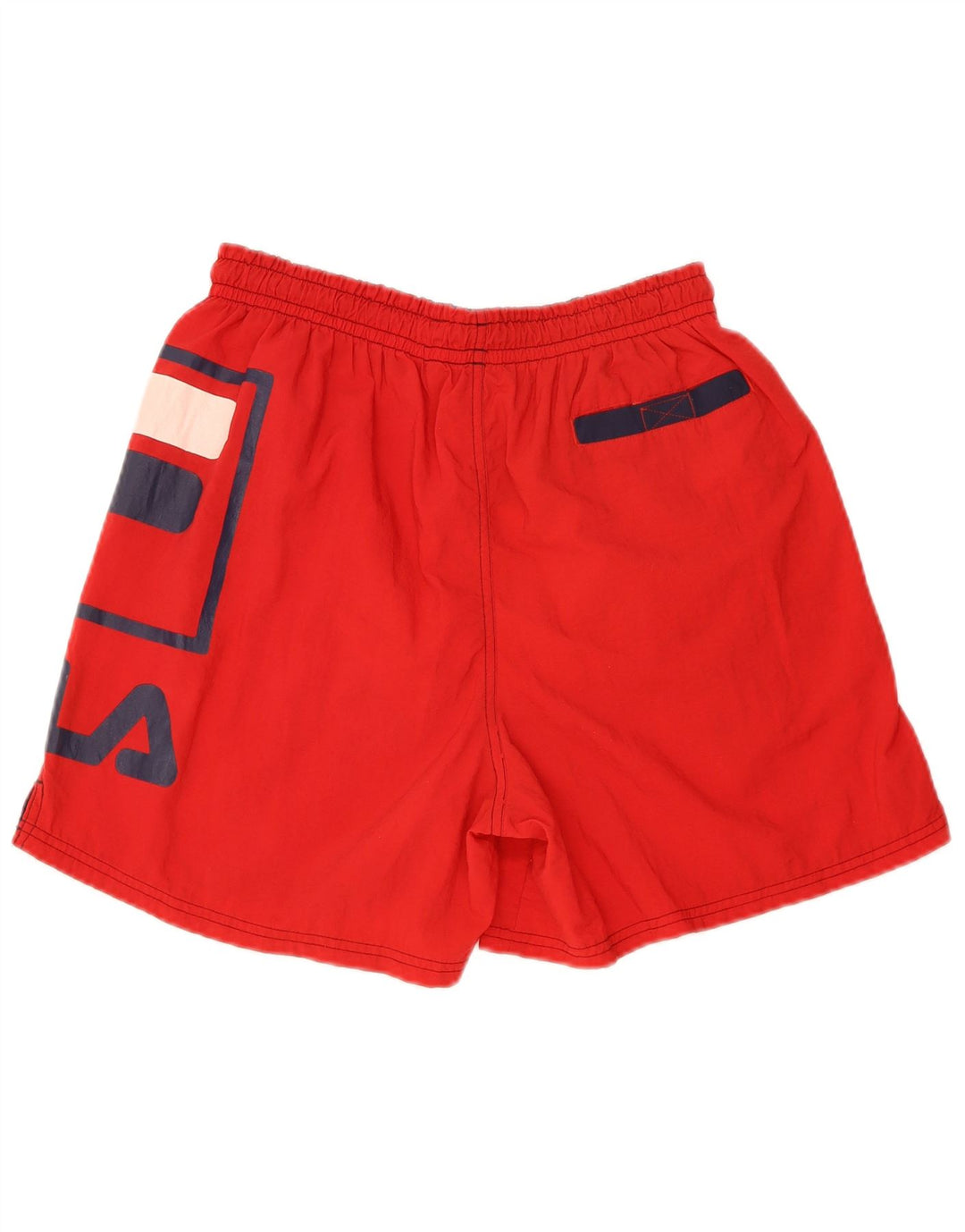 Fila Mens Graphic Sport Shorts Medium Red Nylon