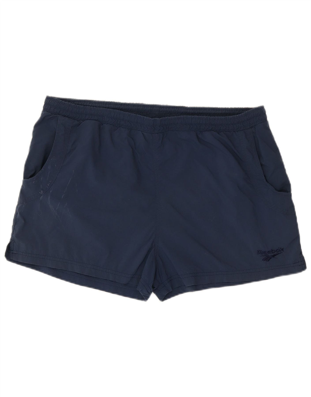 Reebok Mens Sport Shorts Large  Navy Blue Nylon
