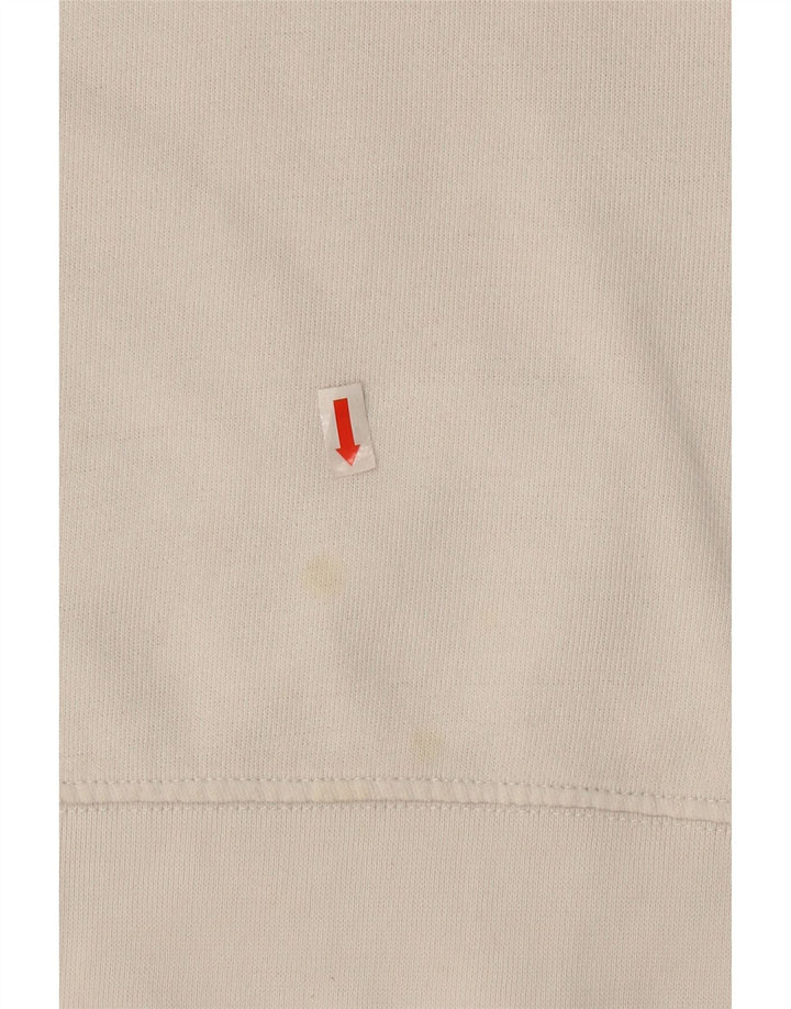 ZARA Womens Oversized Sweatshirt Jumper UK 10 Small White Vintage Zara and Second-Hand Zara from Messina Hembry 