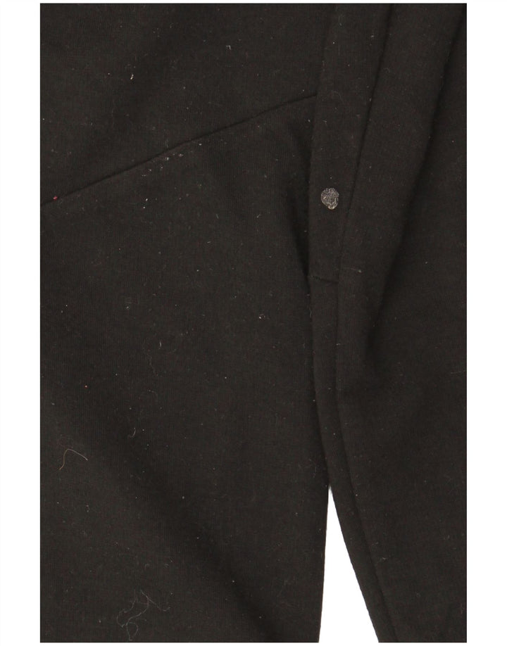 Zara Mens Tracksuit Trousers Joggers Small  Black Polyester