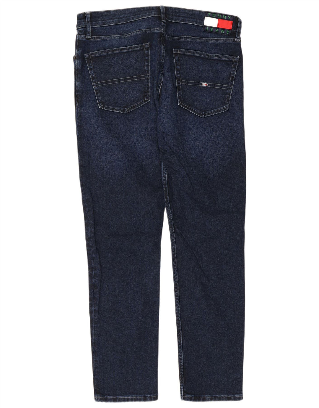 Tommy Hilfiger Mens Slim Jeans W33 L32 Navy Blue Cotton