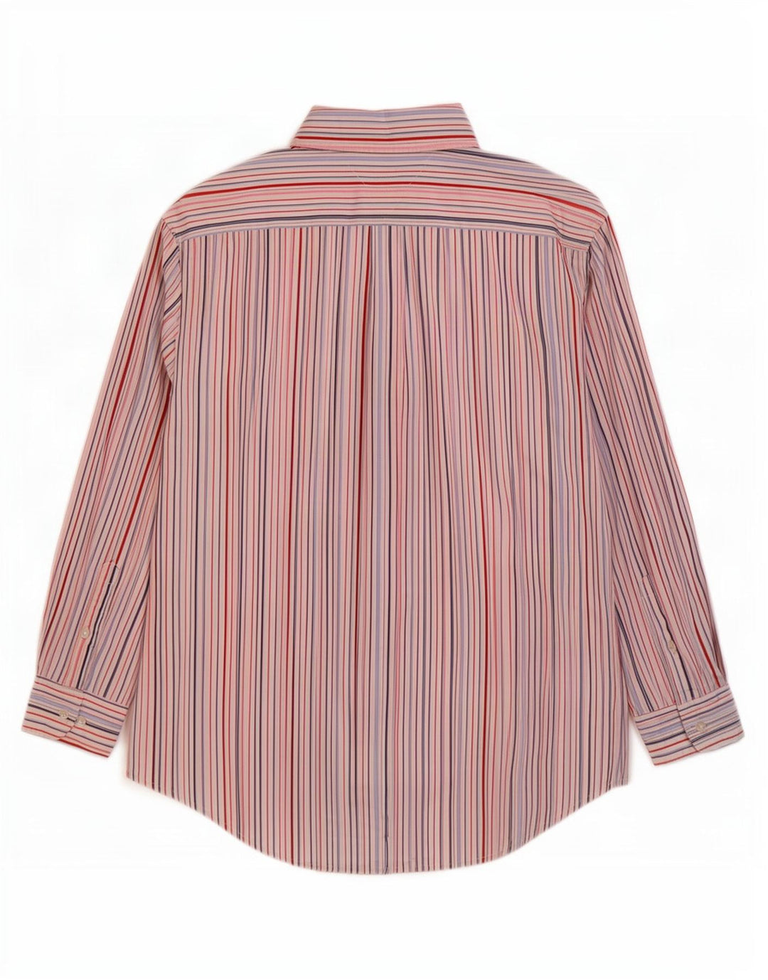 Tommy Hilfiger Mens Shirt Medium Multicoloured Striped Cotton 80s
