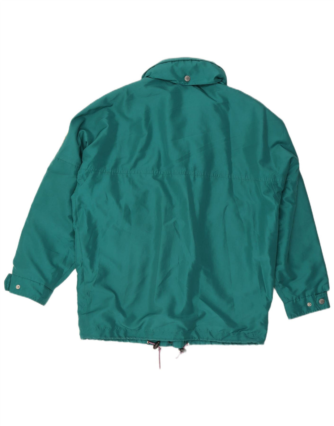 Geo Spirit Mens Hooded Rain Jacket UK 40 Large Green Polyester