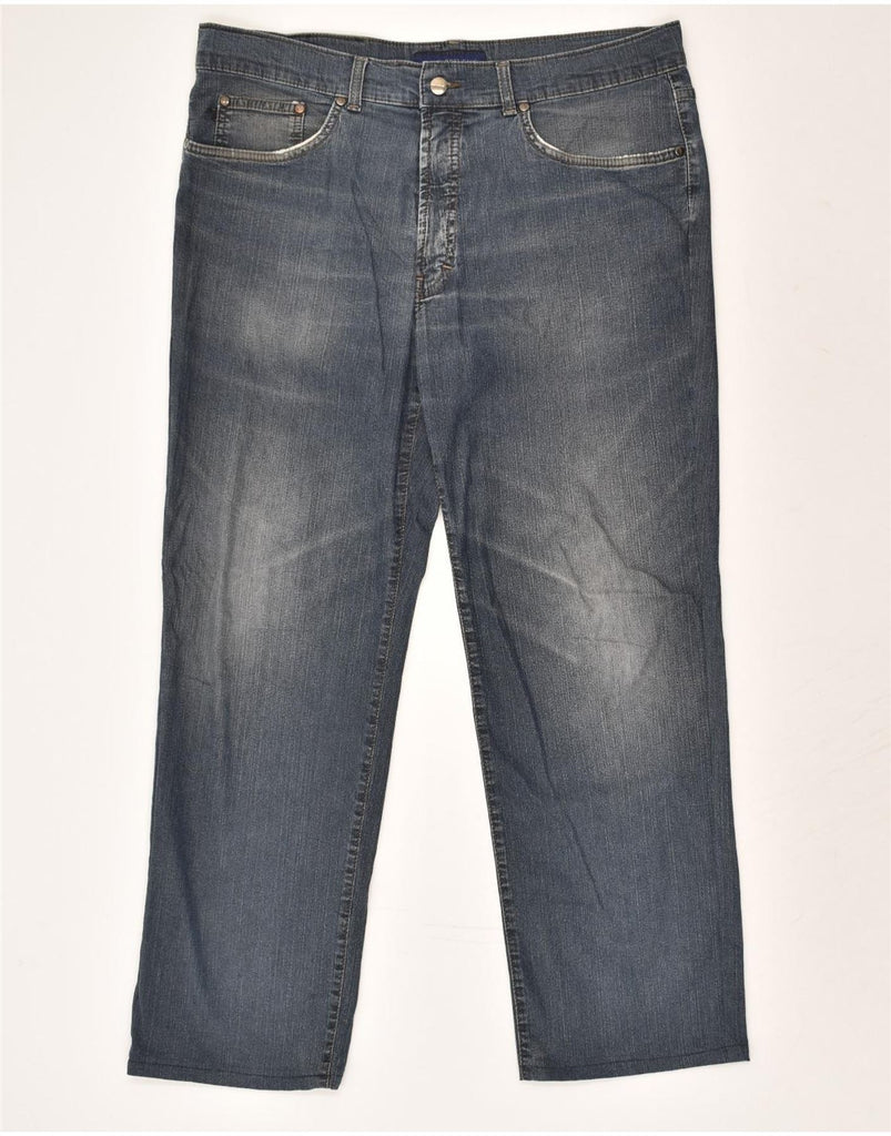 TRUSSARDI Mens Straight Jeans W38 L28 Blue | Vintage Trussardi | Thrift | Second-Hand Trussardi | Used Clothing | Messina Hembry 