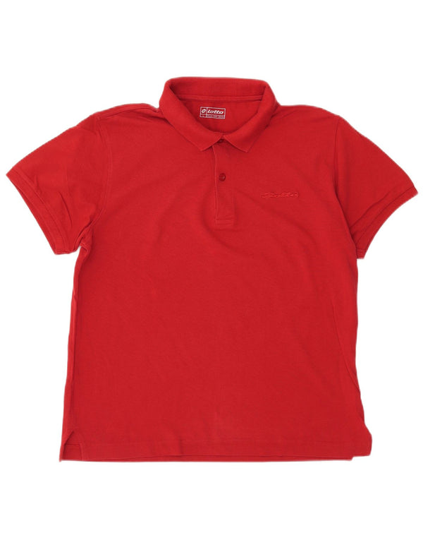 Lotto Mens Polo Shirt Large Red