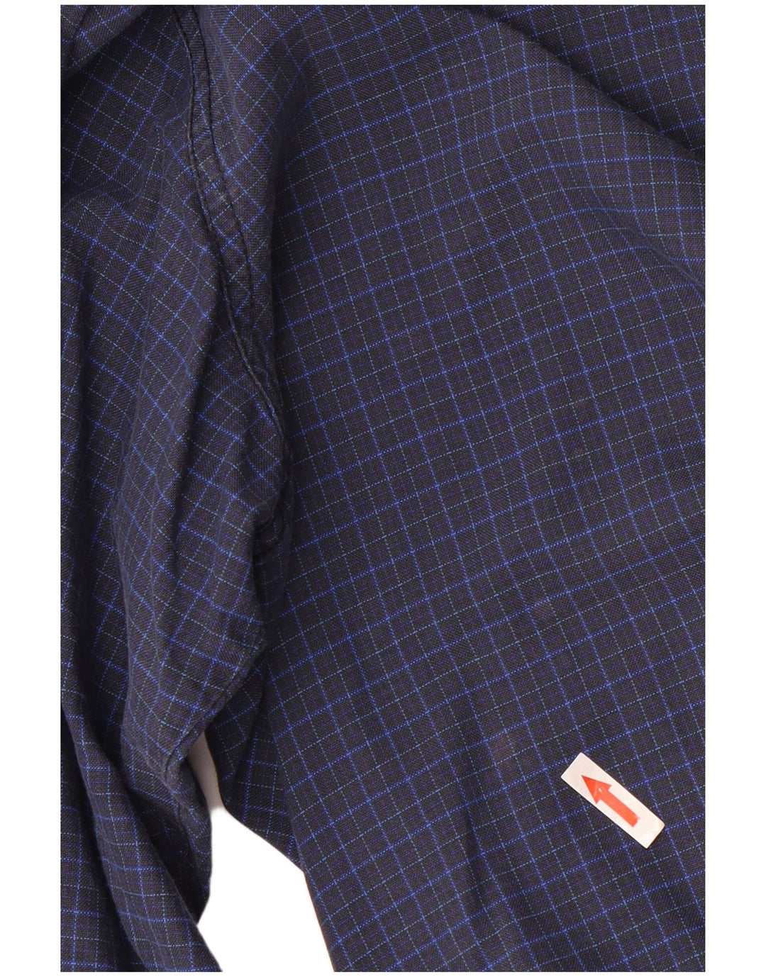 Levi's Mens Checked  Shirt Medium Blue Check Cotton