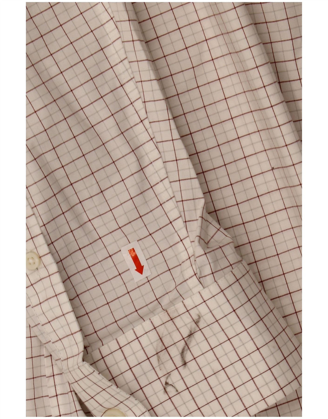 J. CREW Mens Slim Shirt Size 17 1/2 XL White Check Cotton