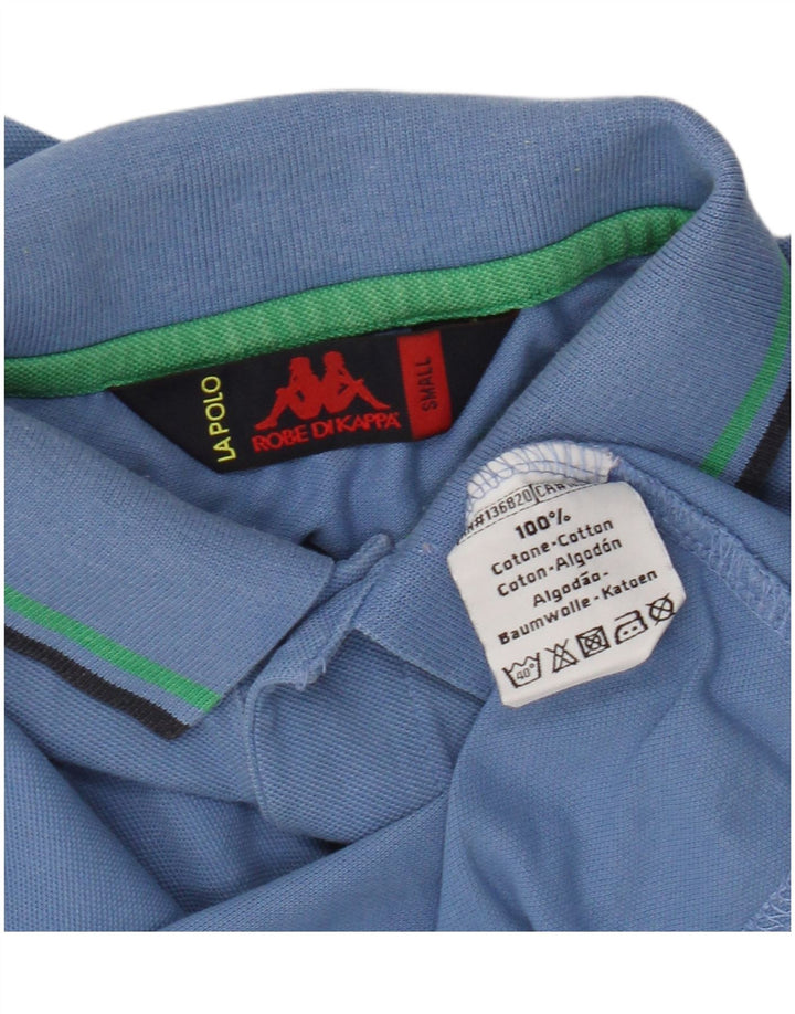 Kappa Mens Polo Shirt Small Blue Cotton