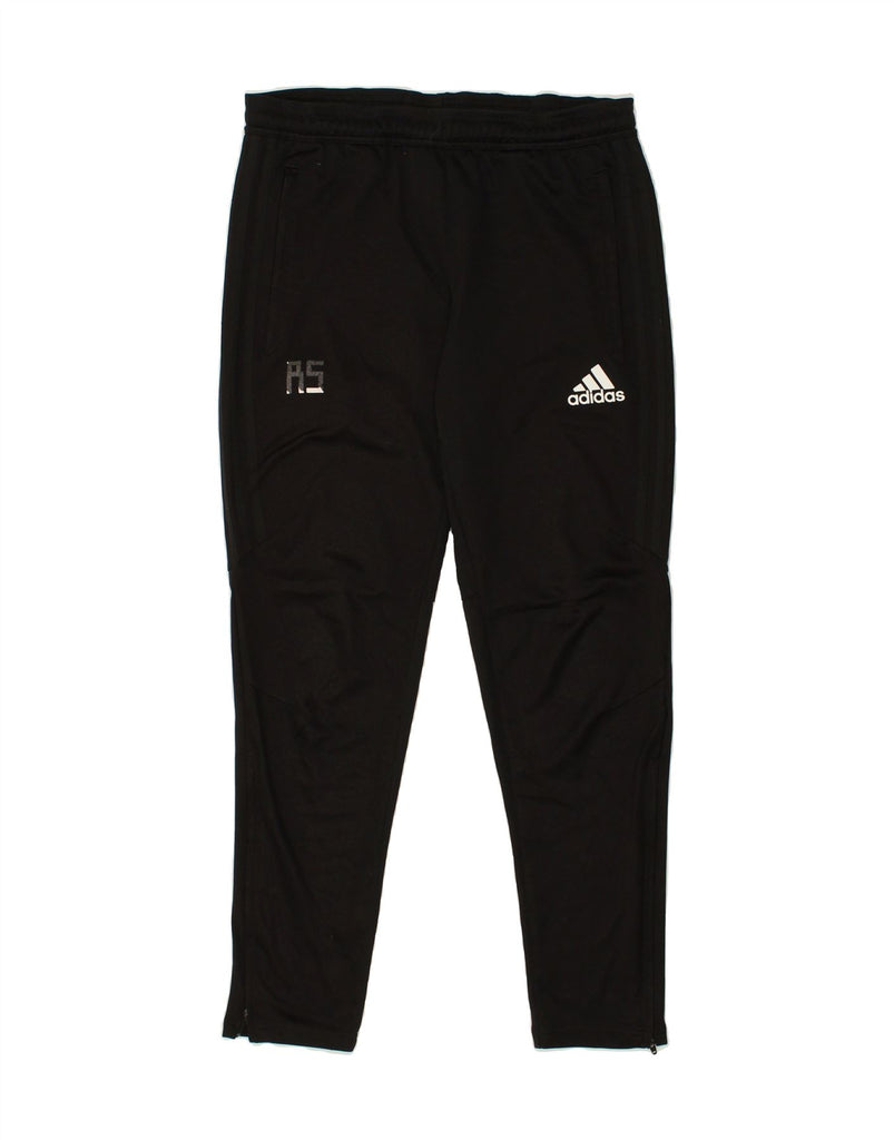 ADIDAS Mens Climacool Tracksuit Trousers Medium Black Polyester | Vintage Adidas | Thrift | Second-Hand Adidas | Used Clothing | Messina Hembry 