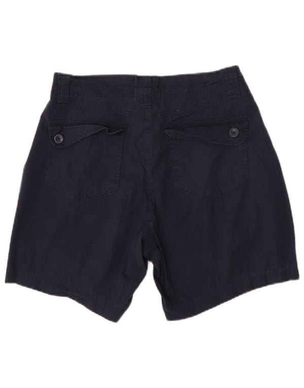 Mountain Warehouse Womens Chino Shorts UK 12 Medium W28 Navy Blue Cotton
