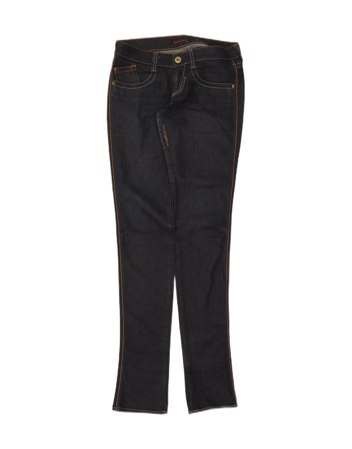 Guess Womens Slim Bootcut Jeans W29 L37 Navy Blue Cotton