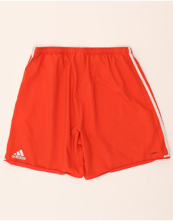 ADIDAS Mens Climalite Sport Shorts XL  Red Polyester