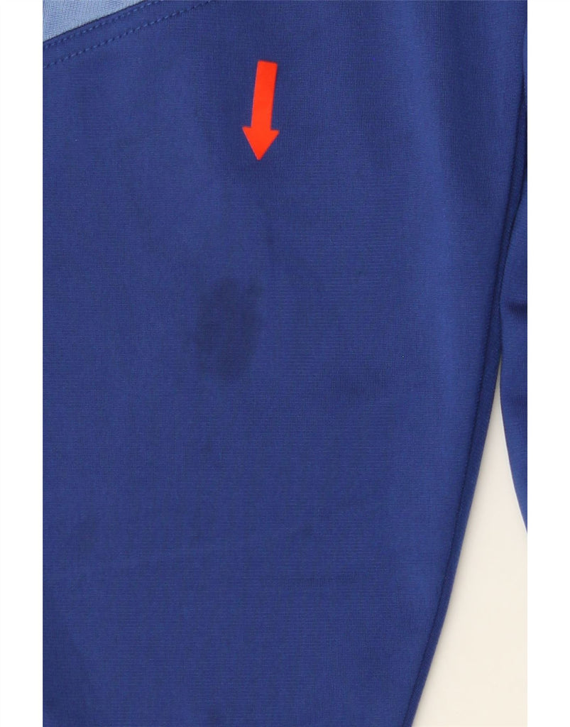 DIADORA Mens Graphic Tracksuit Top Jacket IT 54 Large Blue Colourblock Vintage Diadora and Second-Hand Diadora from Messina Hembry 