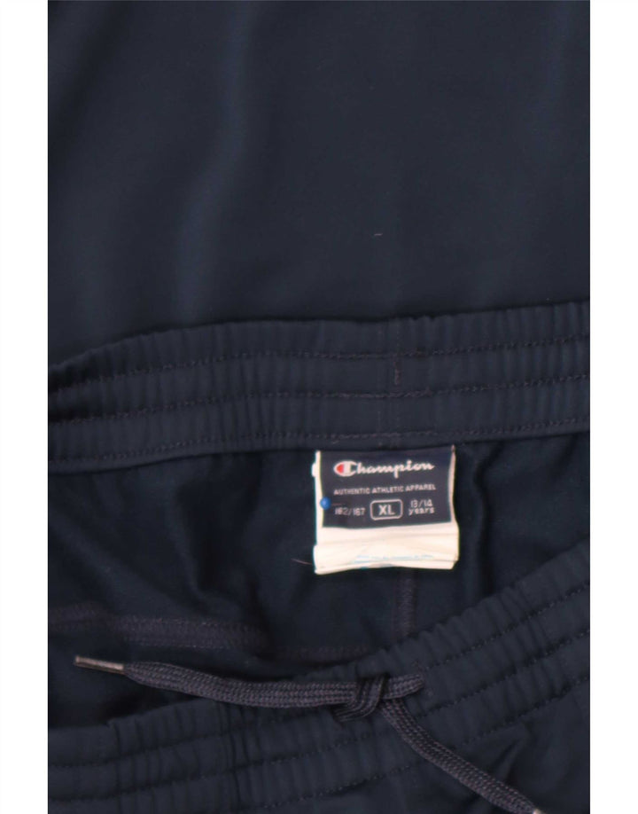 Champion Boys Tracksuit Trousers 13-14 Years XL Navy Blue Polyester