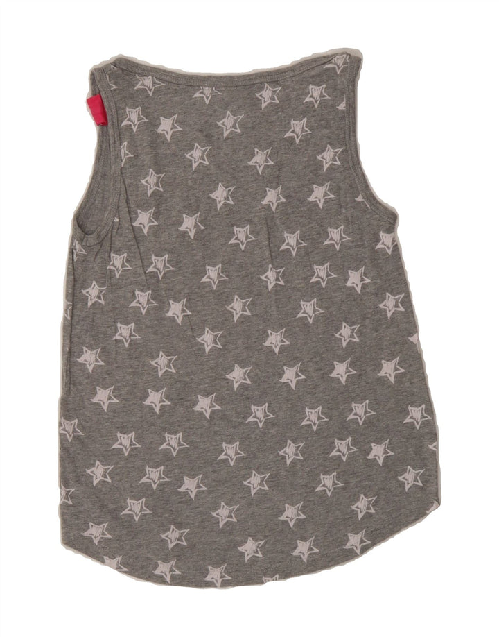 CHAMPION Girls Graphic Vest Top 9-10 Years Grey Flecked Vintage Champion and Second-Hand Champion from Messina Hembry 