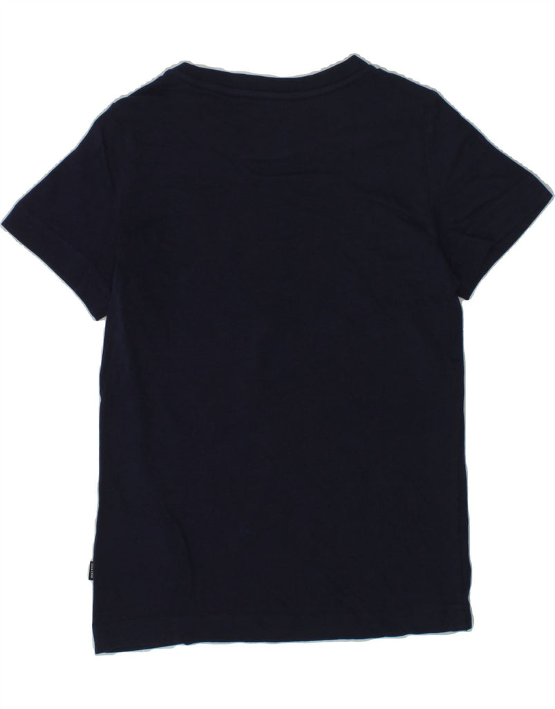 PUMA Boys Graphic T-Shirt Top 5-6 Years Navy Blue Cotton | Vintage Puma | Thrift | Second-Hand Puma | Used Clothing | Messina Hembry 