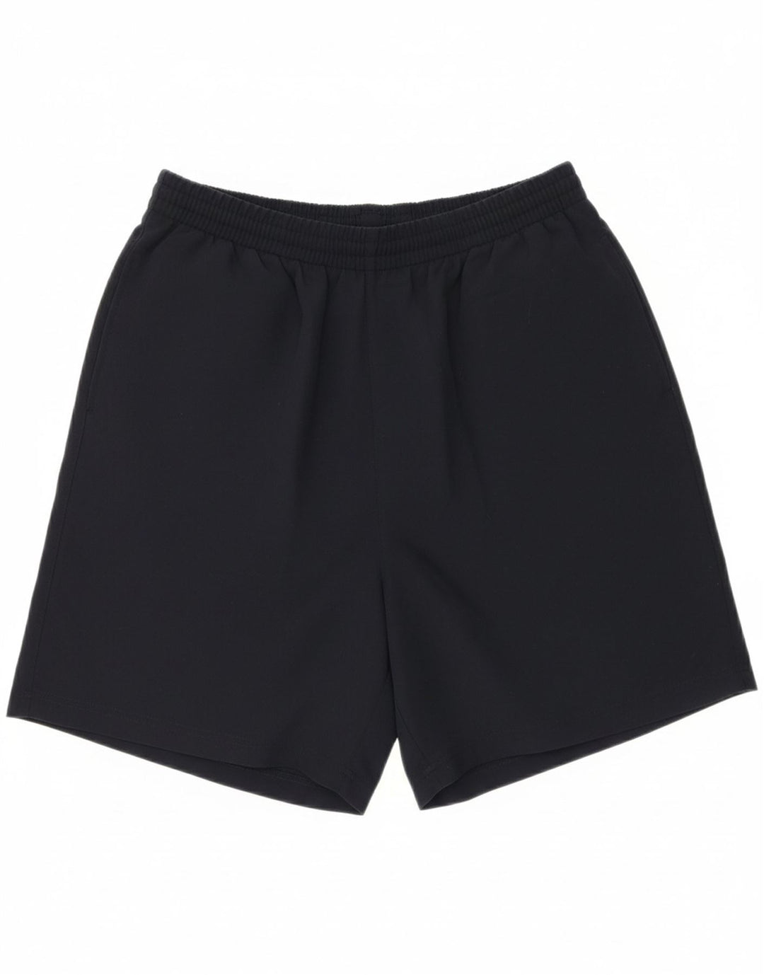 REEBOK Mens Sport Shorts Large Navy Blue Polyester