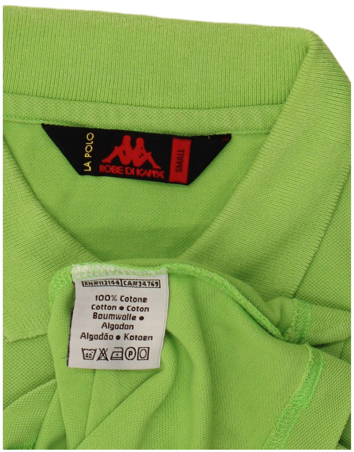 Kappa Mens Polo Shirt Small Green Cotton