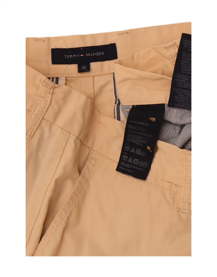 TOMMY HILFIGER Mens Chino Shorts W32 Medium Beige Cotton
