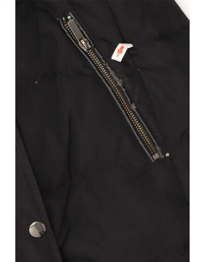 Phase Eight Womens Hooded Oversized Padded Coat UK 12 Medium Black