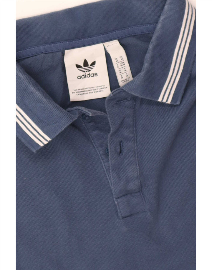 Adidas Mens Polo Shirt Medium Navy Blue