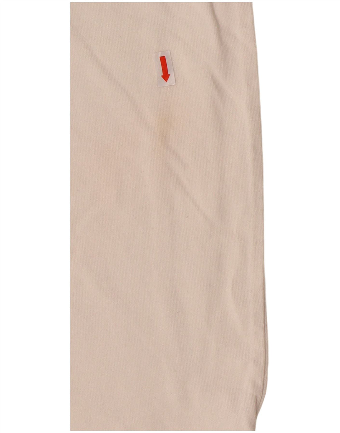 NEW BALANCE Mens T-Shirt Top Large Off White Cotton