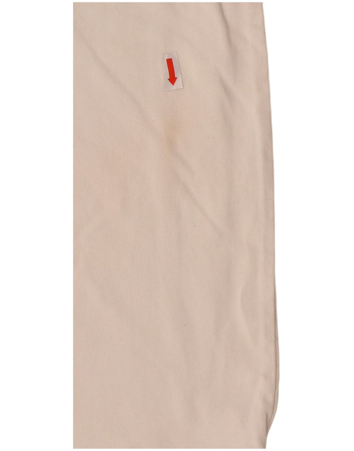 NEW BALANCE Mens T-Shirt Top Large Off White Cotton