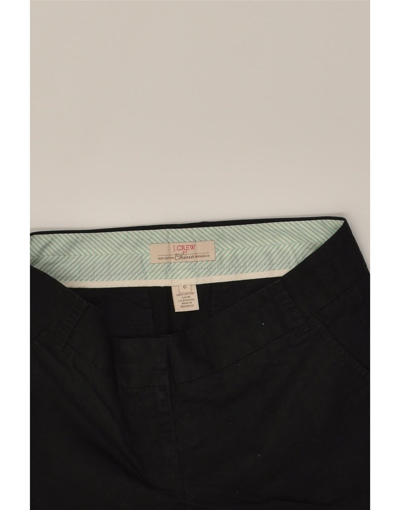 J. CREW Womens Chino Shorts US 6 Medium W30 Black Cotton | Vintage J. Crew | Thrift | Second-Hand J. Crew | Used Clothing | Messina Hembry 