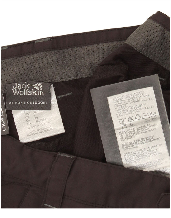 Jack Wolfskin Mens Cargo Shorts UK 40 Large W34 Grey Polyester