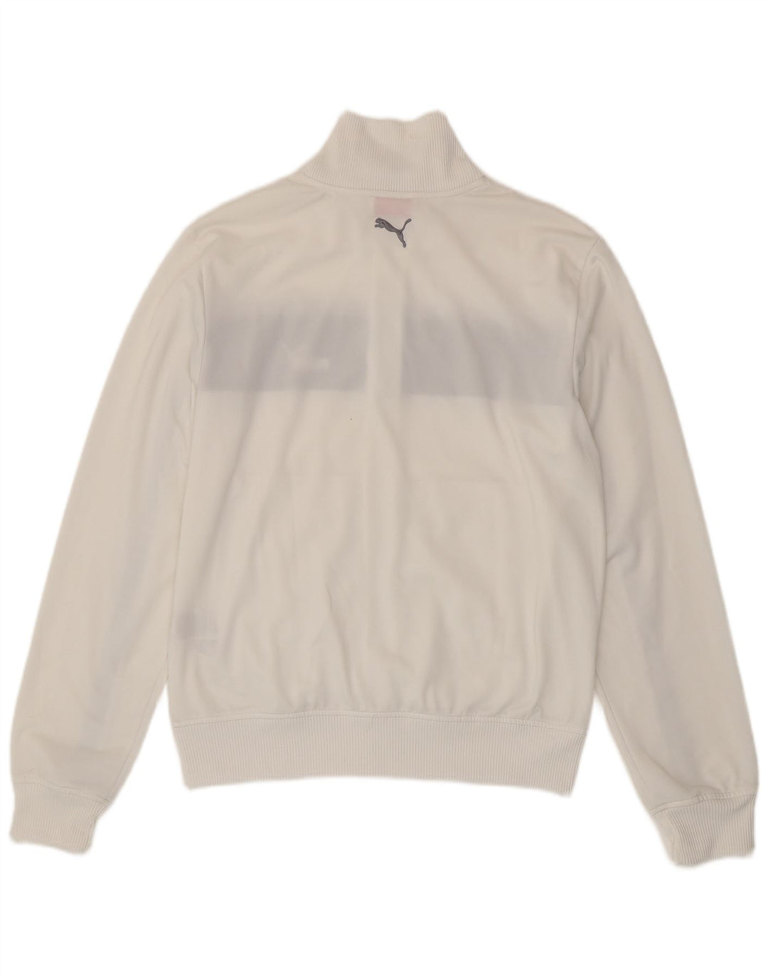 Puma Mens Tracksuit Top Jacket Medium White Colourblock Polyester