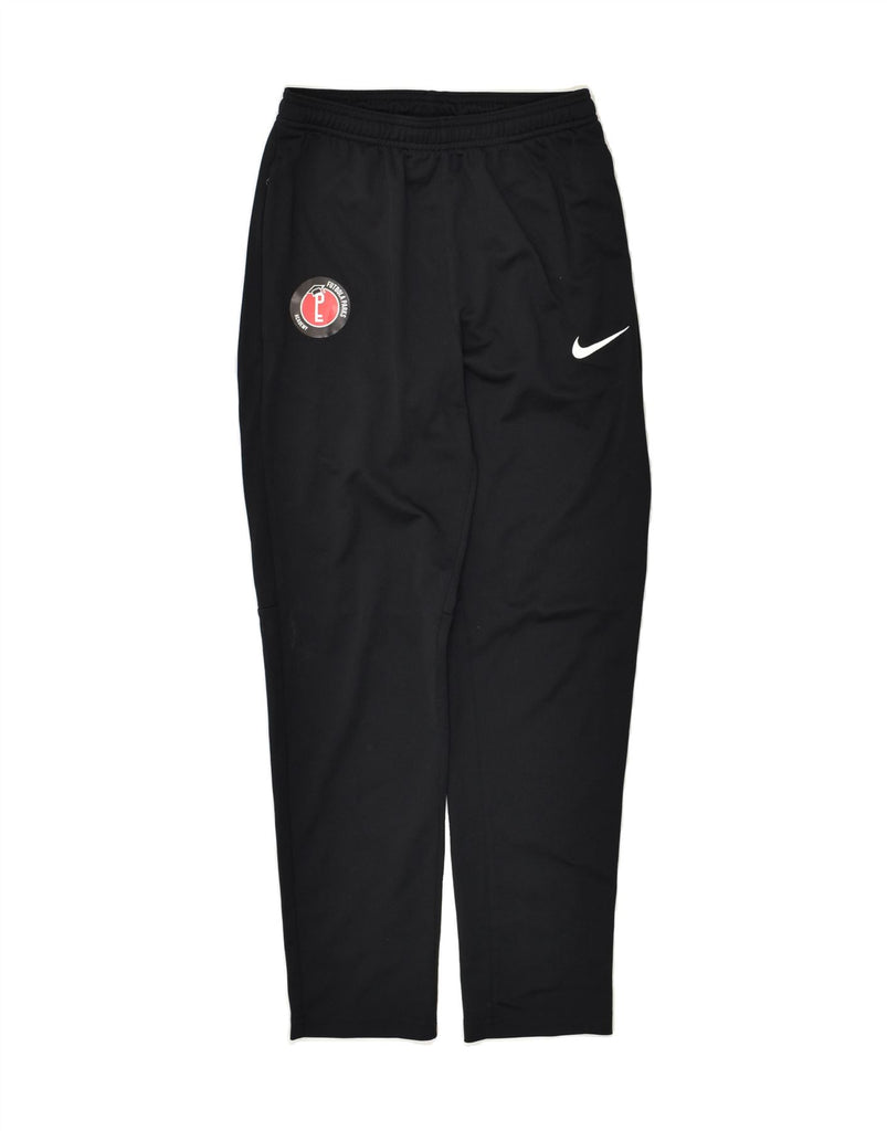 NIKE Boys Graphic Tracksuit Trousers 12-13 Years Large Black | Vintage Nike | Thrift | Second-Hand Nike | Used Clothing | Messina Hembry 