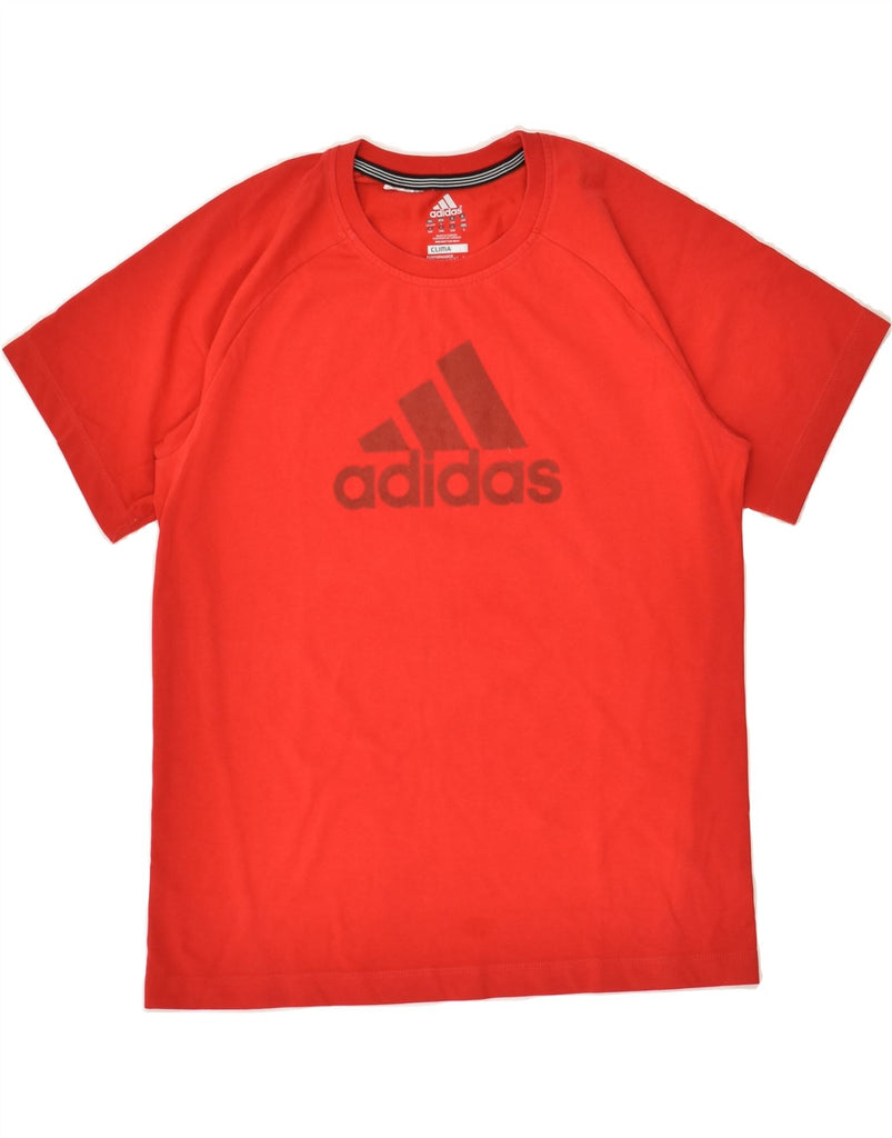 ADIDAS Boys Clima 365 Graphic T-Shirt Top 13-14 Years Red | Vintage Adidas | Thrift | Second-Hand Adidas | Used Clothing | Messina Hembry 