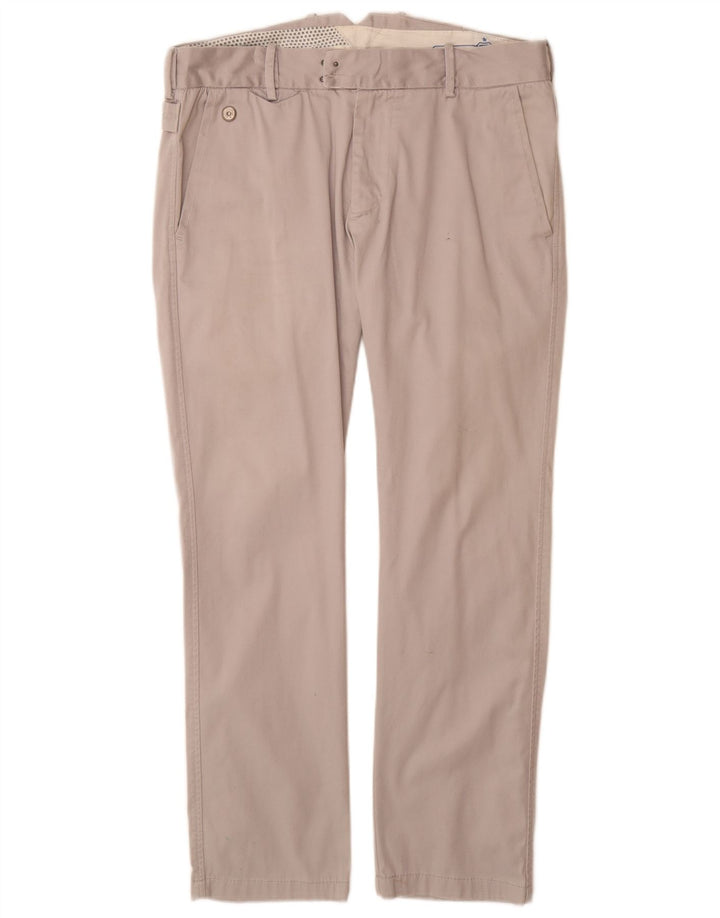 DIESEL Mens Straight Suit Trousers W30 L29 Grey Cotton