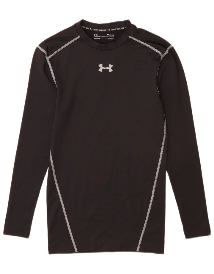 UNDER ARMOUR Mens Cold Gear Top Long Sleeve Small Black