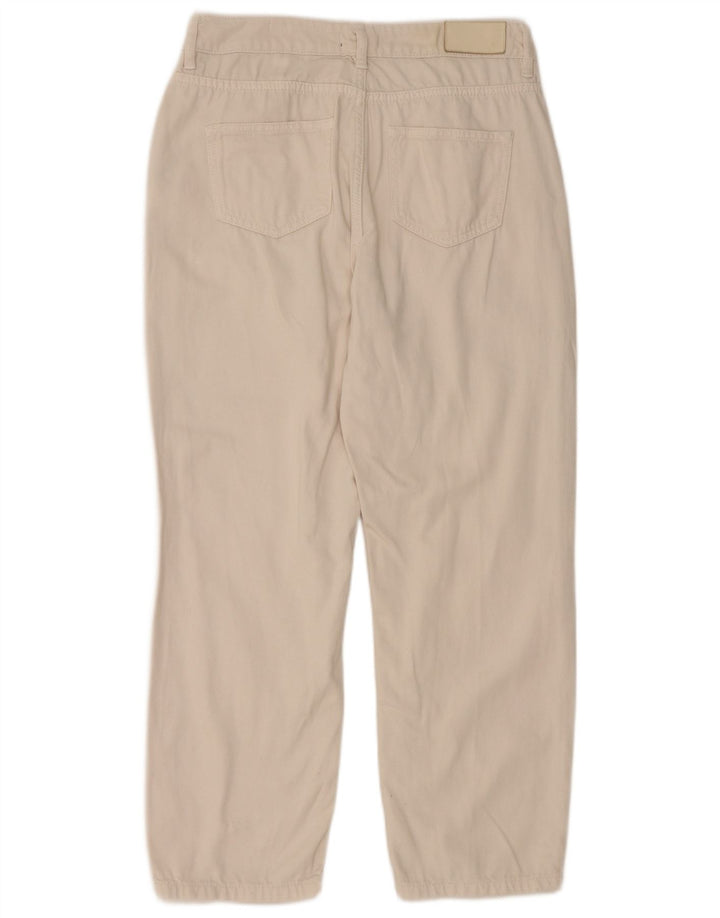 WHISTLES Womens Straight Jeans W30 L26 White Cotton