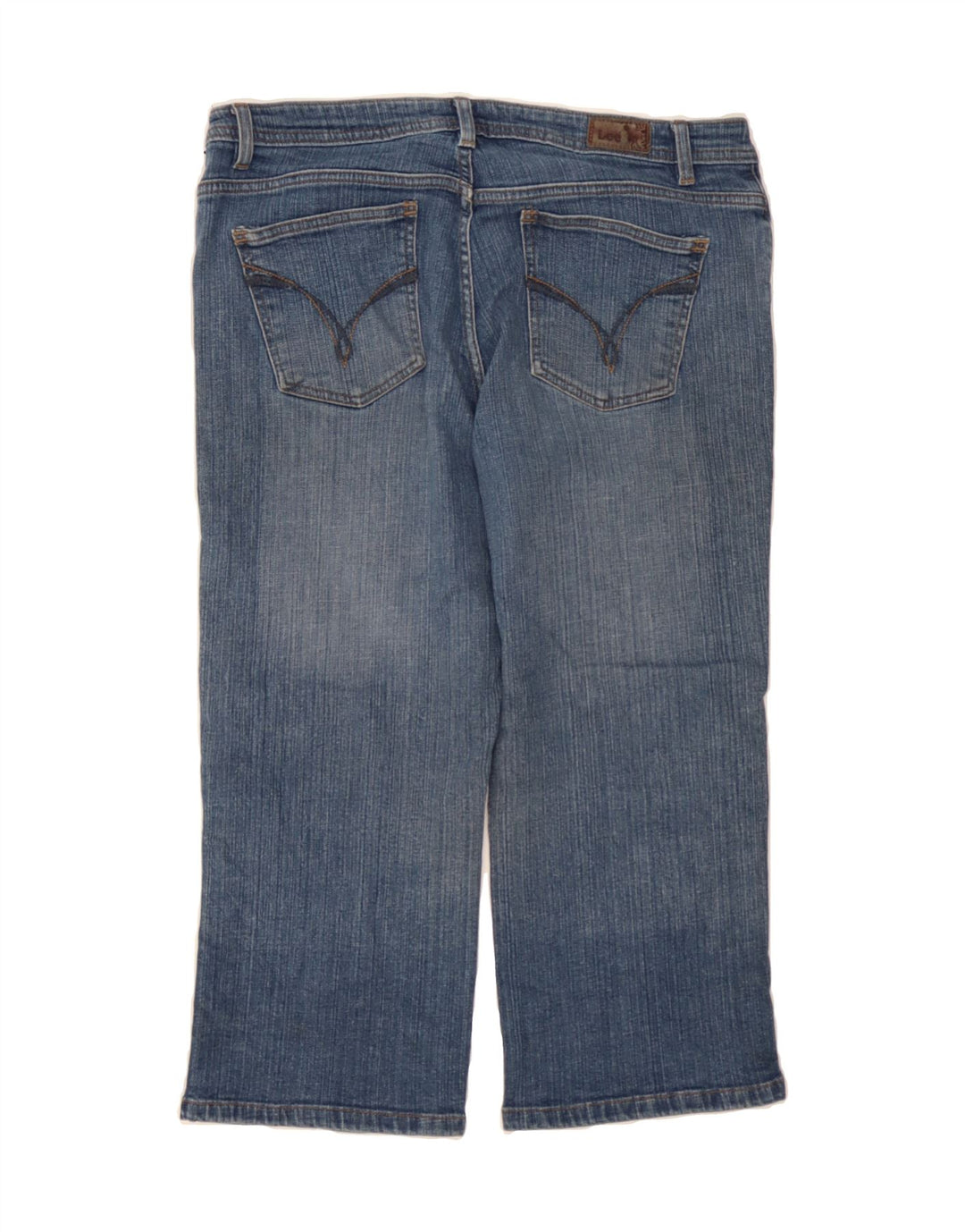 LEE Womens Capri Jeans US 14 XL W34 L21 Blue Cotton Vintage Lee and Second-Hand Lee from Messina Hembry 