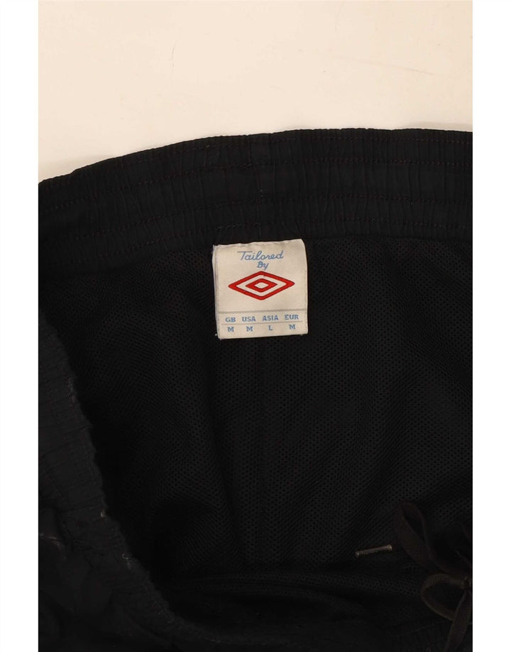 Umbro Mens Tracksuit Trousers Medium Black Colourblock
