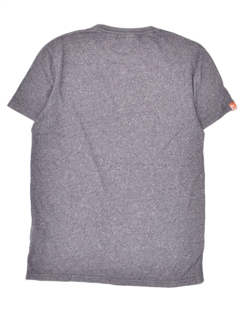 SUPERDRY Mens Graphic T-Shirt Top Small Grey Flecked Cotton | Vintage Superdry | Thrift | Second-Hand Superdry | Used Clothing | Messina Hembry 