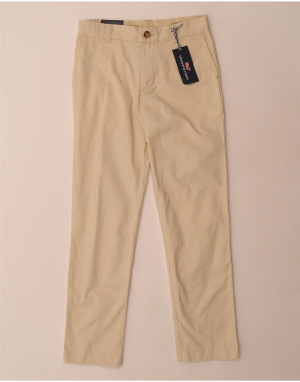 VINEYARD VINES Girls Straight Chino Trousers 13-14 Years W26 L26 Beige