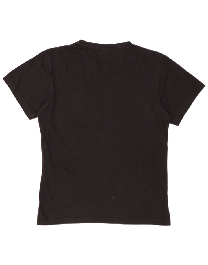 UMBRO Womens T-Shirt Top UK 16 Large Black Cotton