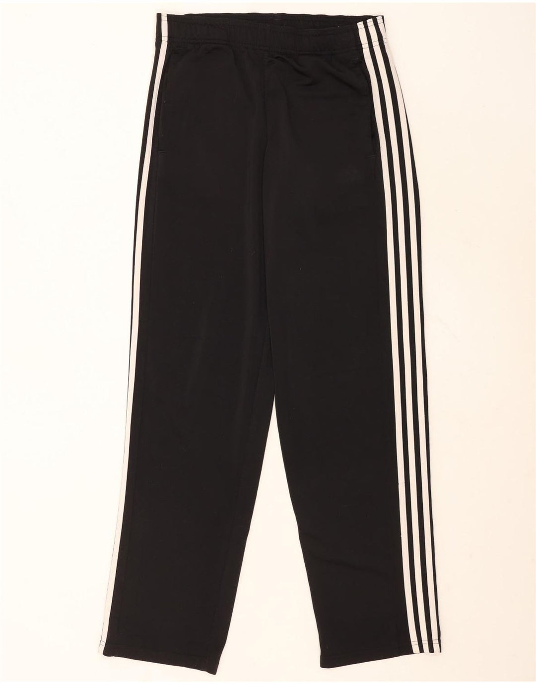 Adidas Mens Tracksuit Trousers Medium Black Polyester