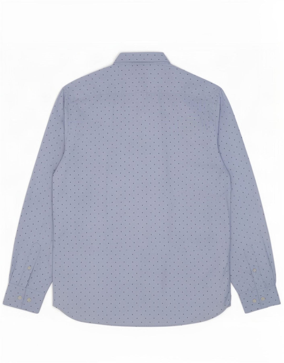 French Connection Mens Shirt Large Blue Spotted Polyester
